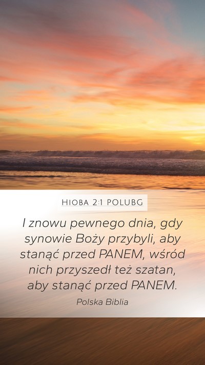 Hioba 2:1 POLUBG Bible Verse Image