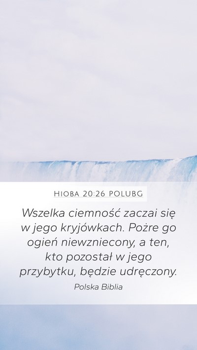 Hioba 20:26 POLUBG Bible Verse Image