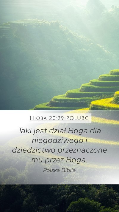 Hioba 20:29 POLUBG Bible Verse Image