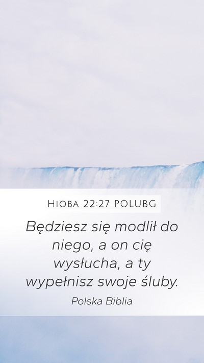 Hioba 22:27 POLUBG Bible Verse Image