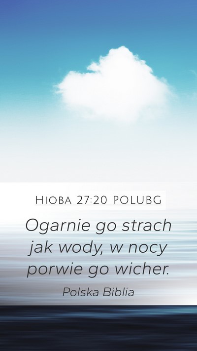 Hioba 27:20 POLUBG Bible Verse Image
