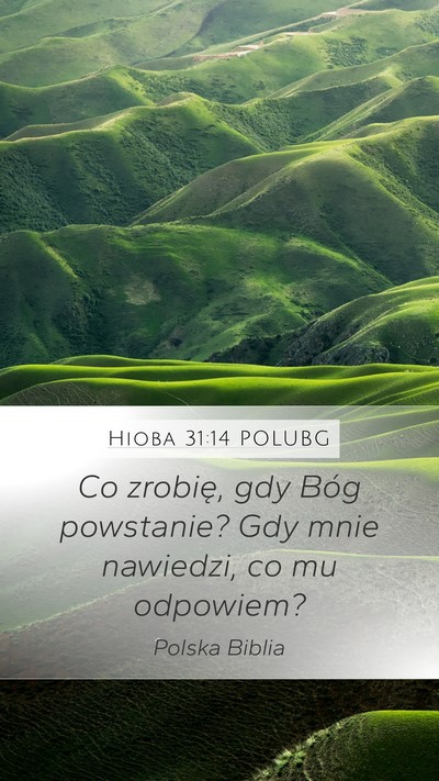 Hioba 31:14 POLUBG Bible Verse Image