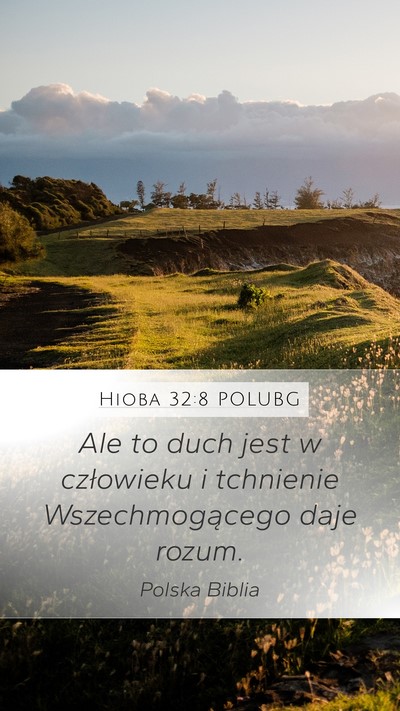 Hioba 32:8 POLUBG Bible Verse Image