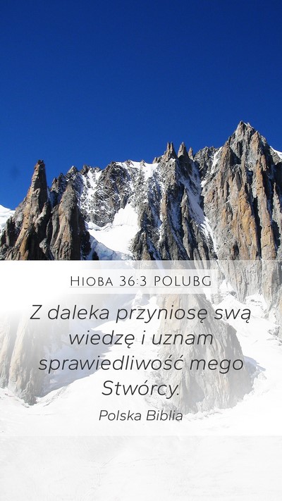 Hioba 36:3 POLUBG Bible Verse Image