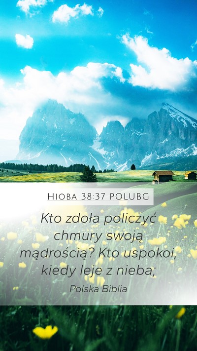 Hioba 38:37 POLUBG Bible Verse Image