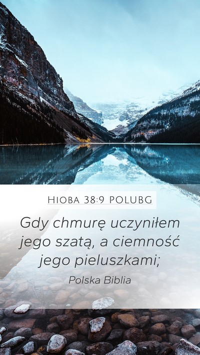Hioba 38:9 POLUBG Bible Verse Image