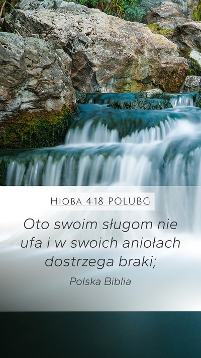 Hioba 4:18 POLUBG Bible Verse Image