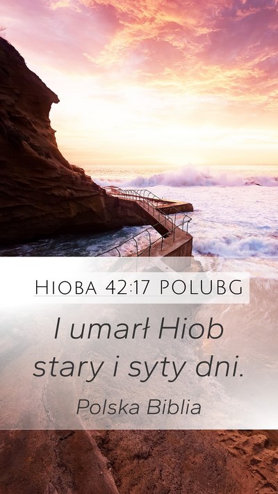 Hioba 42:17 POLUBG Bible Verse Image