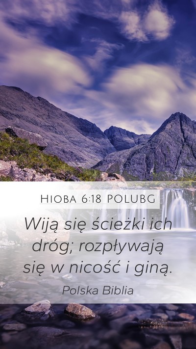 Hioba 6:18 POLUBG Bible Verse Image