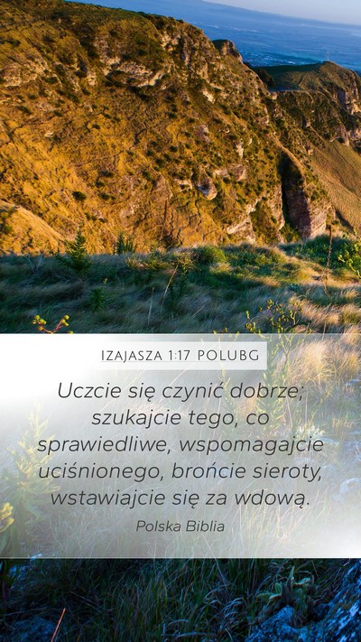 Izajasza 1:17 POLUBG Bible Verse Image