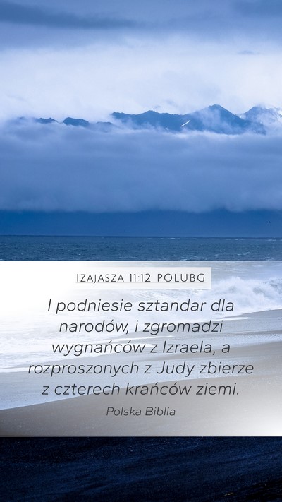 Izajasza 11:12 POLUBG Bible Verse Image