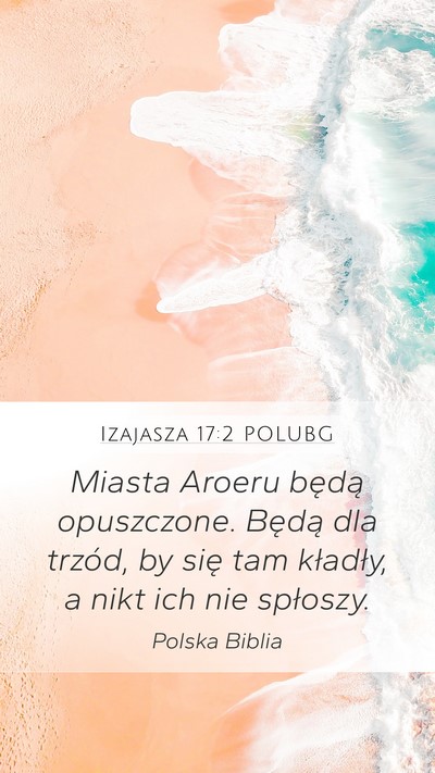 Izajasza 17:2 POLUBG Bible Verse Image