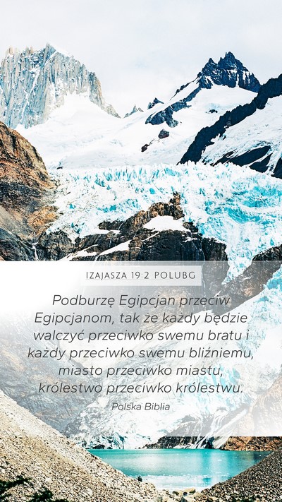 Izajasza 19:2 POLUBG Bible Verse Image