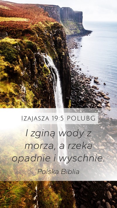 Izajasza 19:5 POLUBG Bible Verse Image
