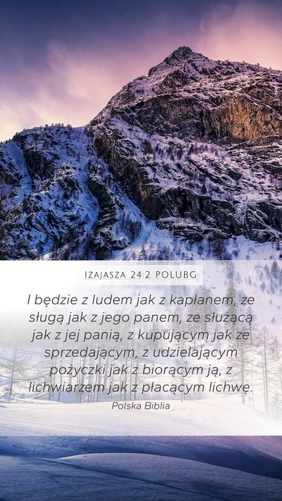 Izajasza 24:2 POLUBG Bible Verse Image