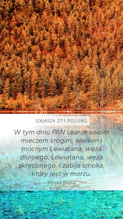 Izajasza 27:1 POLUBG Bible Verse Image