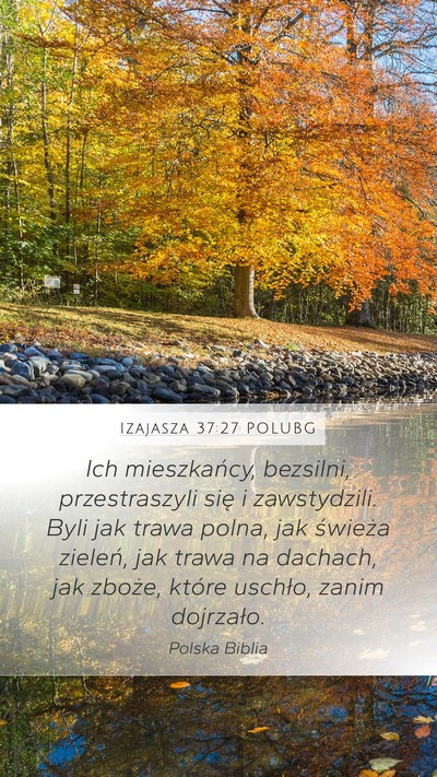 Izajasza 37:27 POLUBG Bible Verse Image