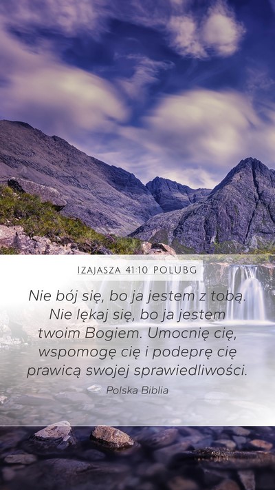 Izajasza 41:10 POLUBG Bible Verse Image