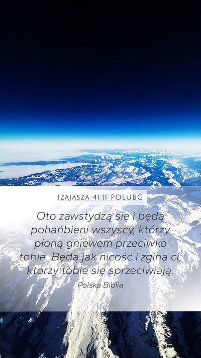 Izajasza 41:11 POLUBG Bible Verse Image