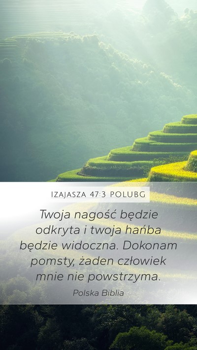 Izajasza 47:3 POLUBG Bible Verse Image