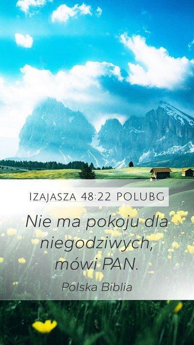 Izajasza 48:22 POLUBG Bible Verse Image