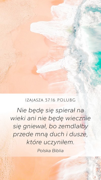 Izajasza 57:16 POLUBG Bible Verse Image