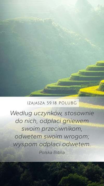 Izajasza 59:18 POLUBG Bible Verse Image