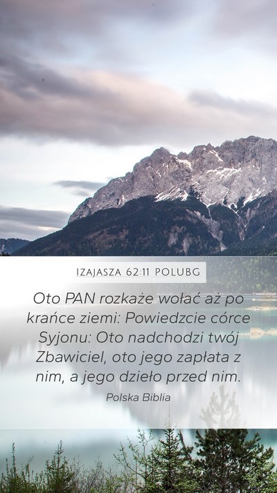 Izajasza 62:11 POLUBG Bible Verse Image