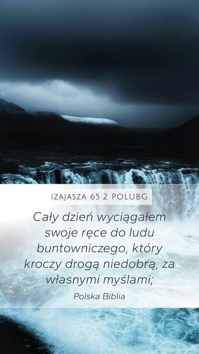 Izajasza 65:2 POLUBG Bible Verse Image