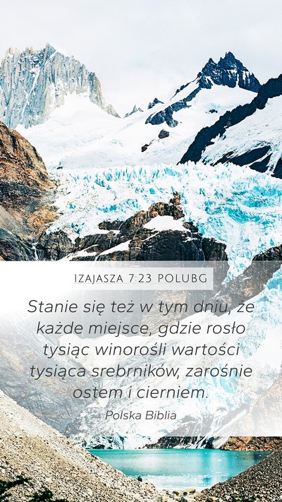 Izajasza 7:23 POLUBG Bible Verse Image