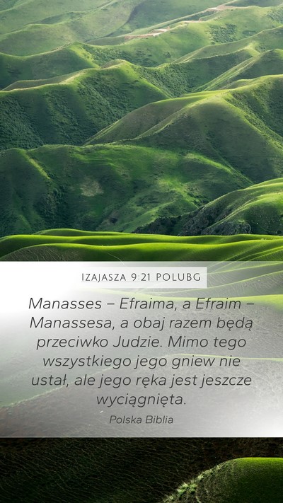 Izajasza 9:21 POLUBG Bible Verse Image