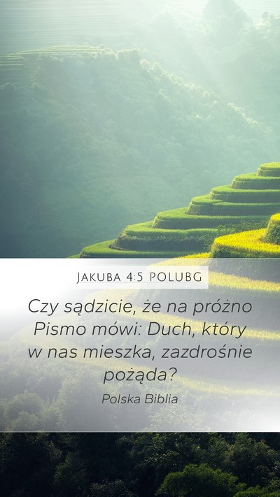 Jakuba 4:5 POLUBG Bible Verse Image