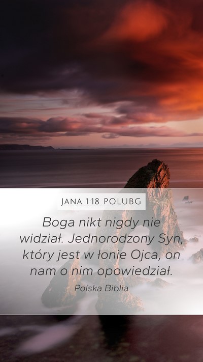 Jana 1:18 POLUBG Bible Verse Image