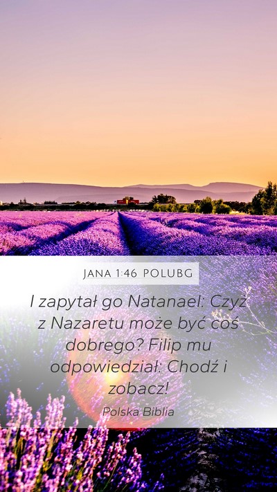 Jana 1:46 POLUBG Bible Verse Image