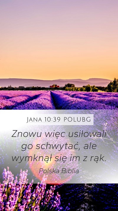 Jana 10:39 POLUBG Bible Verse Image