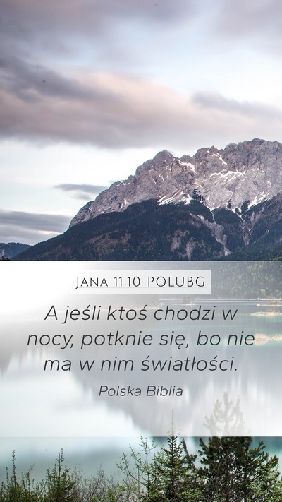 Jana 11:10 POLUBG Bible Verse Image