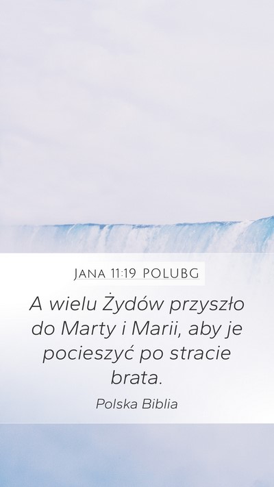 Jana 11:19 POLUBG Bible Verse Image
