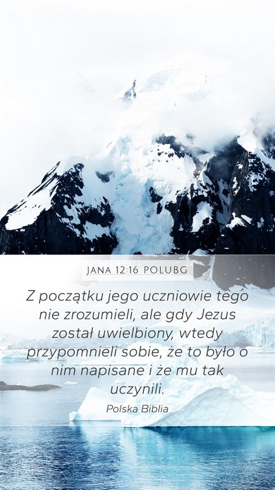 Jana 12:16 POLUBG Bible Verse Image