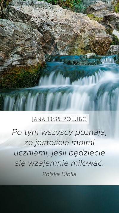 Jana 13:35 POLUBG Bible Verse Image