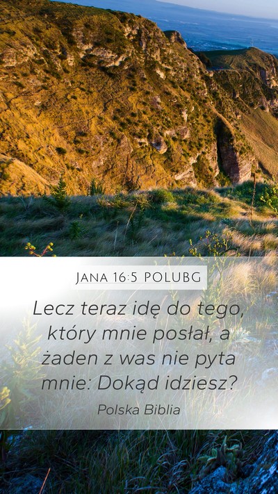Jana 16:5 POLUBG Bible Verse Image