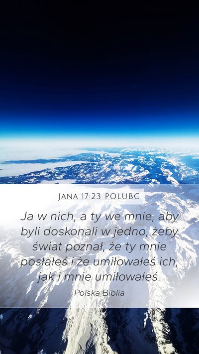Jana 17:23 POLUBG Bible Verse Image