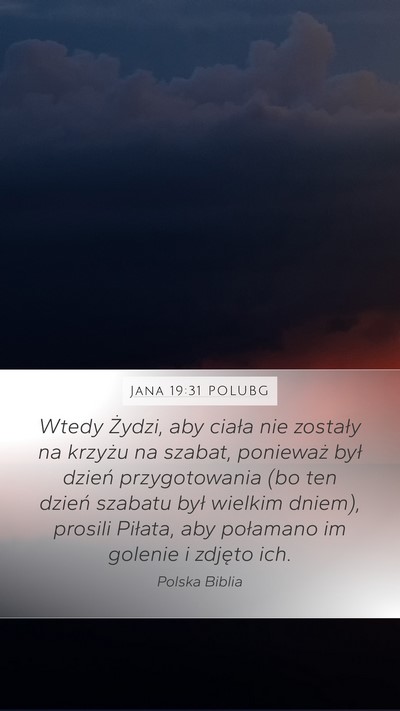 Jana 19:31 POLUBG Bible Verse Image