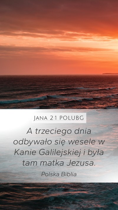 Jana 2:1 POLUBG Bible Verse Image