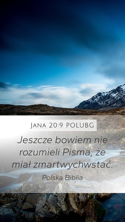 Jana 20:9 POLUBG Bible Verse Image