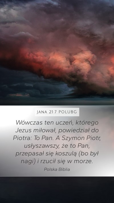 Jana 21:7 POLUBG Bible Verse Image