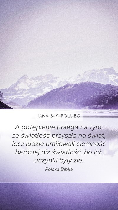 Jana 3:19 POLUBG Bible Verse Image
