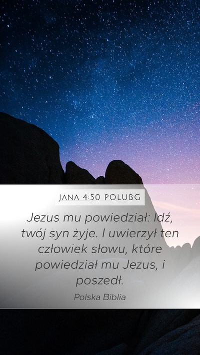 Jana 4:50 POLUBG Bible Verse Image