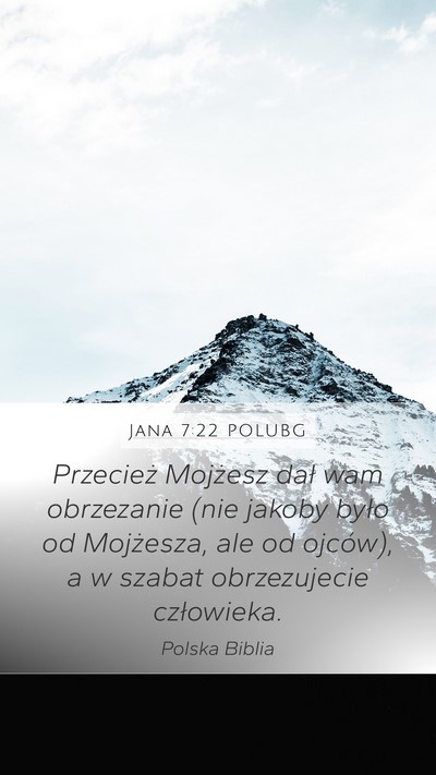 Jana 7:22 POLUBG Bible Verse Image