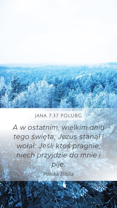 Jana 7:37 POLUBG Bible Verse Image