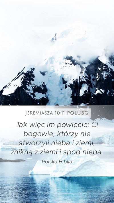 Jeremiasza 10:11 POLUBG Bible Verse Image